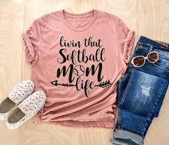 Express your passion for the game by choosing the slogan or quote that best reflects your team's spirit. Livin That Softball Mom Life T Shirt Softball Mom Arrow Graphic Tee Casual Mama Life Softball Lover Grunge T Shirt Quote Tops Buy At The Price Of 7 91 In Aliexpress Com Imall Com