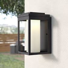 Latitude Run Cavazos Outdoor Flush Mount Wayfair In 2020 Outdoor Flush Mounts Outdoor Wall Lighting Modern Outdoor Wall Lighting