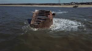 The uss atlantus is the most famous of the twelve concrete ships that ran aground at sunset beach in 1926. Atlantis Cement Ship Cape May Point Nj 3 10 2018 Youtube