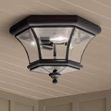Monterey 12 1 2 Wide Black Outdoor Ceiling Light 42p51 Lamps Plus In 2021 Porch Light Fixtures Outdoor Ceiling Lights Ceiling Lights