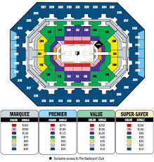 timberwolves seat map elcho table