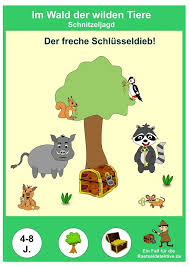 Waldtiere tierspuren zum ausdrucken kostenlos. Schnitzeljagd Der Freche Schlusseldieb Schnitzeljagd Kindergeburtstag Schnitzeljagd Schnitzeljagd Kinder
