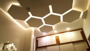 False Ceiling Idea Bedroom Hexagon Gurdit Singh False Ceiling Design Ceiling Design Pop False Ceiling Design