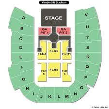 71 Thorough Vanderbilt Stadium Seat Chart