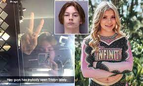 On monday, he was behind bars charged with the murder of a beloved cheerleader. Q Ce0d0dubnlmm