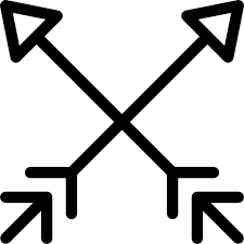 Download Free Icon Crossed Arrows