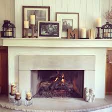 The fire from the candle will create a unique illumination that will make the room prettier. 20 Simple Ways To Decorate A Fireplace Mantle With Flameless Candles