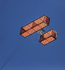 A Striking Hargrave Box Kite May They Be Built And Flown Forever T P My Best Kite Com Drachen Fliegen