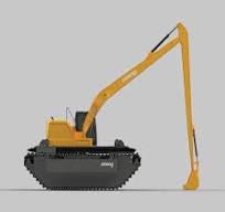 Floating Pontoon Amphibious Excavator for Factory