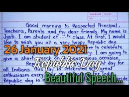 Republic Day Speech In English 26 January Speech In English Republic Day Speech Essay In English Youtube Your 26 january 2021 republic day speech must have some short stories about famous freedom fighters, who not only fought for the freedom of our country, but also gave their life to make sure to create your republic day speech in hindi, english and marathi languages so that your speech shall. republic day speech in english 26 january speech in english republic day speech essay in english