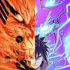 Gambar sketsa naruto dan sasuke. 1