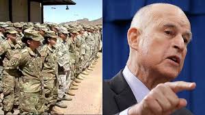 Gov. Brown OKs limited troop deployment for Trump's request