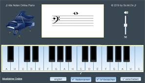 Die c dur tonleiter mit halbtonschritten note in 2019 pinterest. Alle Noten Online Auf Einem Virtuellen Keyboard Klavier Piano Spielen Anzeigen Und Anhoren