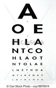 Eye Examination Snellen Chart