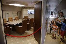 What is inside air force one? Step Inside The President S Plane With This Air Force One Replica Smithsonian Tweentribune