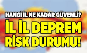 Türkiye'de deprem riski haritası beş bölge ile tanımlanıyor olması beraberinde birinci derece i̇stanbul, çanakkale, balıkesir, manisa, i̇zmir, aydın, muğla, denizli, burdur, isparta, uşak, bursa. Hangi Il Ne Kadar Guvenli Turkiye Deprem Risk Haritasi 2020 Il Il Deprem Risk Durumu