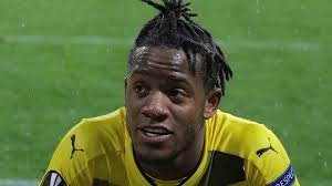 #michy batshuayi #bvb #borussia dortmund #absolutely infuriating #and you just know fifa isn't going to do a damn thing about the russians from the france game #'say no to racism' #some repercussions. Europa League News Michy Batshuayi Hits Back After Alleged Monkey Chants From Atalanta Fans Goal Com