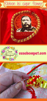 :) this ribbon lei is great for any type of celebrations: Ribbon Cigar Flower Lei Casa Bouquet