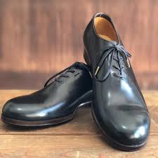 未使用 forme ホールカット レザーシューズ 6 黒 ラムレザー フォルメ フリマアプリ ラクマ レザーシューズ ドレスシューズ メンズ 革靴 メンズ