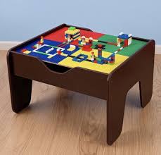 Small Activity Table Lego Play Double Sided Small Kids Building Board Trains New Kids Activity Table Activity Table Train Activity Table