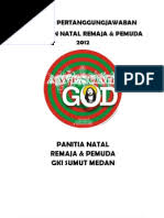 Kata sambutan dalam acara penitia natal juga sangat penting karena yang memberikan sammbutan pertama adalah panitia acara dari acara natal. Kata Sambutan Natal