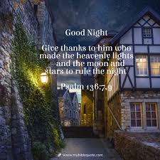 As what marcus aurelius said: Bible Verse Good Night Mybiblequote