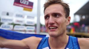 Thomas Spencer (GBR) after winning Silver in the 800m
