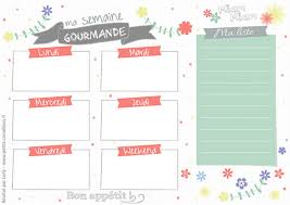 Maybe you would like to learn more about one of these? Menus De La Semaine A Imprimer Planning Pdf Excel