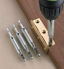 Installing a hinge properly is easier said than done. Vix Bit Self Centering Drill Bits Lee Valley Tools