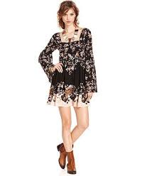 Free People Dress On Sale Macy S Coupon Long Sleeve Square Neck Floral Print A Line Free People Dress Dresses Womens Dresses