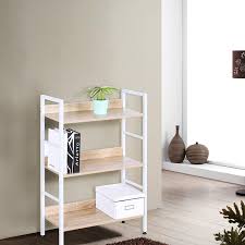 Tribesigns 70 inch tall corner shelf, 5 tier rustic corner bookshelf industrial corner ladder shelf small bookcase plant stand for living room, kitchen, home office. Simple Bookshelf Wooden Beautiful Bookcase Small Corner Office And Home Use 3 Tiers Bookcase Standing Shelves For Home Buy 3 Tiers Bookcase Standing Shelves Wooden Bookshelf Use For Kitchen Small Corner Cabinet For