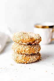 Vegan Greek Olive Oil And Sesame Cookies Baked Ambrosia Recipe Vegan Cookies Recipes Greek Cookies Delicious Cookie Recipes