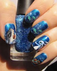 League Of Legends Fizz Nail Art Nail Art Nails League Of Legends