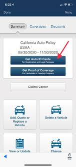 Customer service details for usaa car insurance. How To Get An Auto Id Card Usaa Community 235825