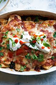 Vegetarian Bean And Cheese Enchiladas Recipe Recipe Bean And Cheese Enchiladas Nyt Cooking Recipes