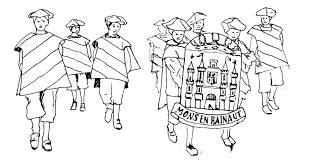 Procession Du Car D Or Dessin A La Plume Marie Line Clippe Belgie