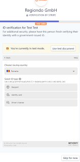 Reduce the number of search terms. Stripe Connect Account Verification Regiondo Gmbh Knowledge Base