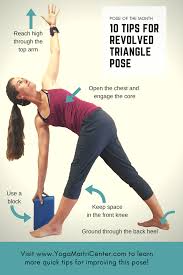 Image Result For Revolve Triangle Pose Yoga Themes Poses Tips