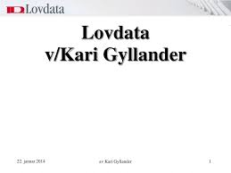 Lovdata.no is a popular web project, safe and generally suitable. Ppt Lovdata V Kari Gyllander Powerpoint Presentation Free Download Id 964298