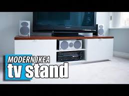 Ikea Byas Tv Stand Diy Wood Transformation Hack Youtube Swiveltvstandideas Ikea Tv Ikea Tv Stand Diy Tv Stand