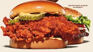 Chicken Sandwich Burger King Ch King Launches On June 3