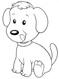 Les enfants peuvent utiliser notre étape par étape illustrations pour découvrir comment dessiner toutes sortes. Coloriage Chien Facile Dessin Gratuit A Imprimer