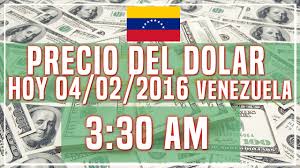 1003,23 transacciones del dolar hoy: Precio Del Dolar Hoy En Venezuela Precio Del Petroleo Venezuela Hoy 04 De Febrero Del 2016 Youtube
