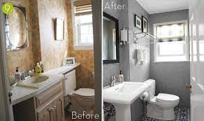 Plenty of bathroom remodeling ideas accommodate both children and adults in the design, so go ahead and have a little fun with yours! Before After 10 Inspiring Bathroom Makeovers Small Bathroom Makeover Small Bathroom Small Bathroom Remodel