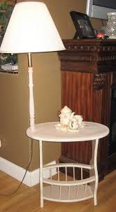 Refinished Side Table With Attached Lamp And Magazine Rack Needs New Shade 45 So Shabby Chic Furniture Diy Chic Living Room Furniture Side Table Wood