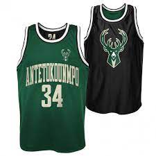Bucks beat heat & celebrate jim paschke. Giannis Antetokounmpo 34 Milwaukee Bucks Pure Shooter Tank Trikot Beidseitig Tragbar