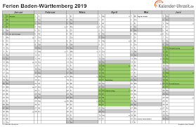 Was wünschen sie sich für das neue jahr? Ferienkalender Baden Wurttemberg 2019 Ferien Kalender Kalender Wurttemberg