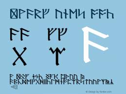 Germanic + dwarf + anglosaxon author: Dwarf Runes Font Family Dwarf Runes Uncategorized Typeface Fontke Com