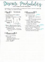 Day 27 Of Exam Smackdown Heres 2 6 Of My Probability Stats Notes For My Bound Ref In Exam 2 It Works Out S Statistics Math Studying Math Statistics Notes
