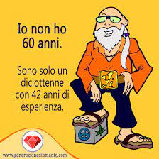 Lorella boccia, ecco com'è iniziata con niccolò: L Esperienza E Tutto Over60 Vignetta Divertente Funny Generazionediamante Ridere Citazioni Divertenti Divertente Buon Compleanno Divertente